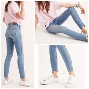 9” high rise skinny jean
